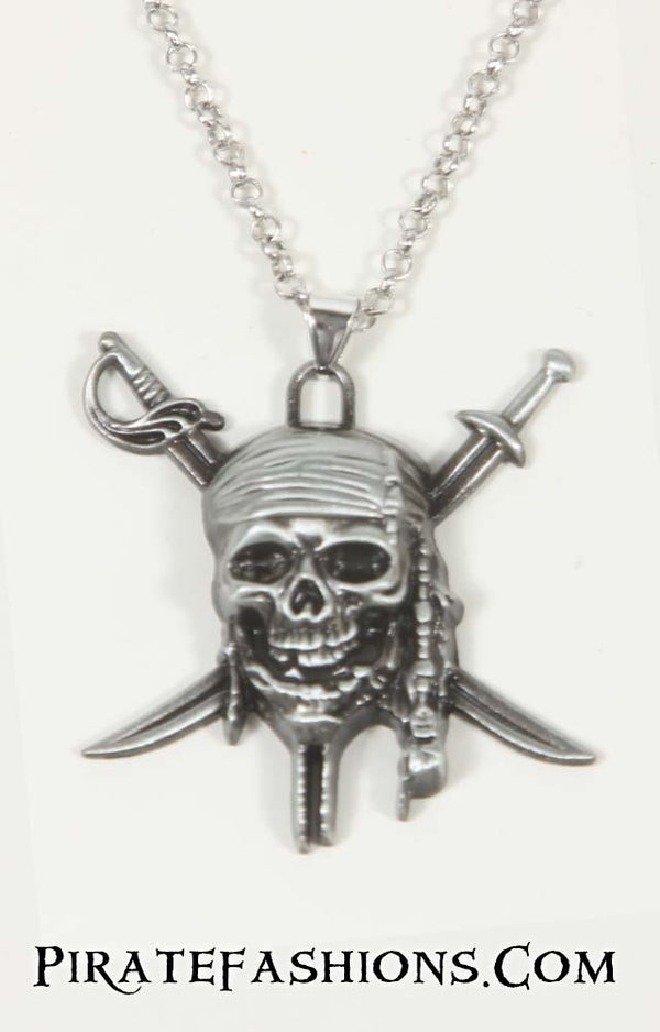 アクセサリー PPFM 00s skull top necklace PPFM 00s skull top necklace POTC Skull Necklace - Pirate Fashions