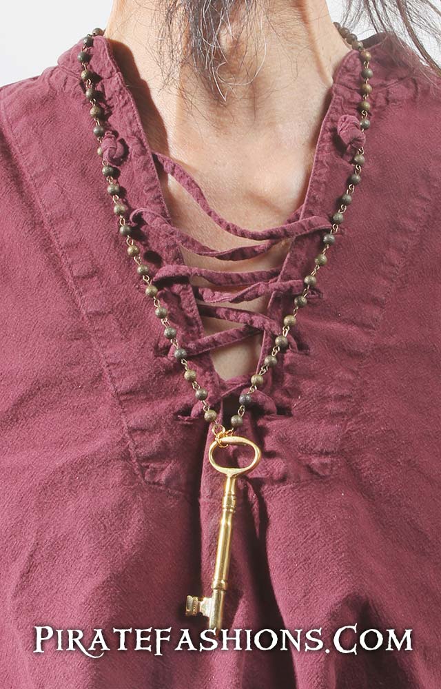 Pirate Treasure Key Necklace