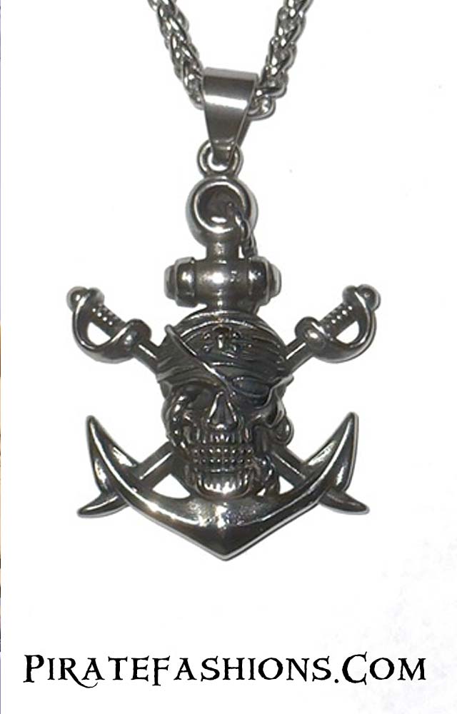 Skull N Anchor Necklace