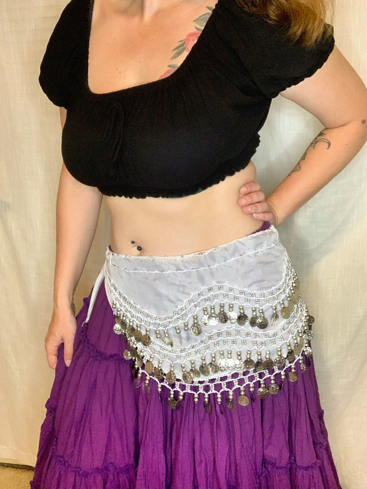 Chiffon Hip Scarf