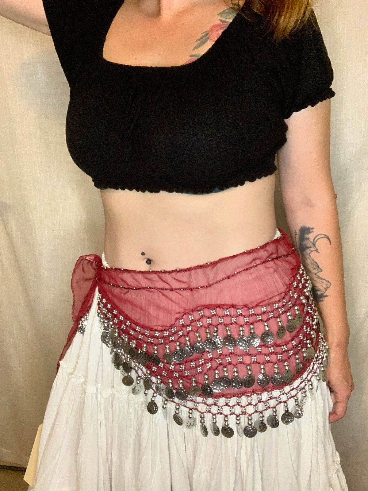 Chiffon Hip Scarf