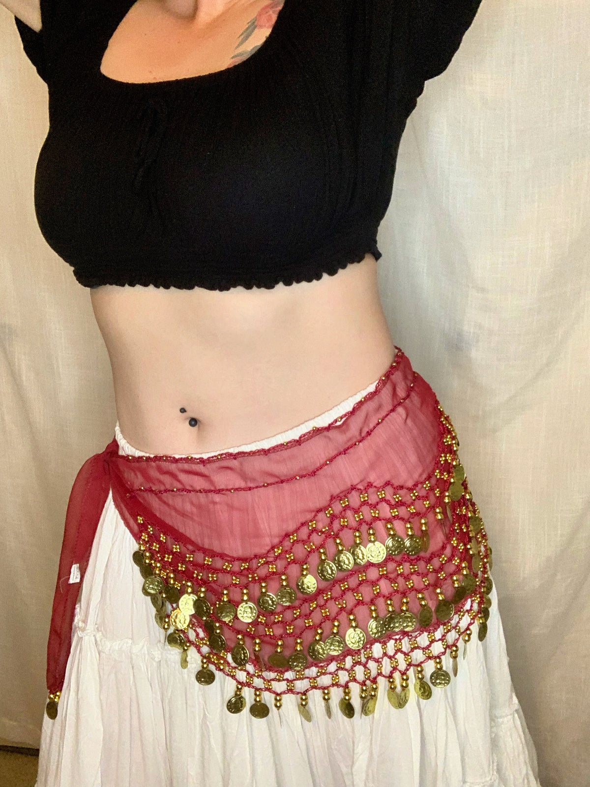 Chiffon Hip Scarf