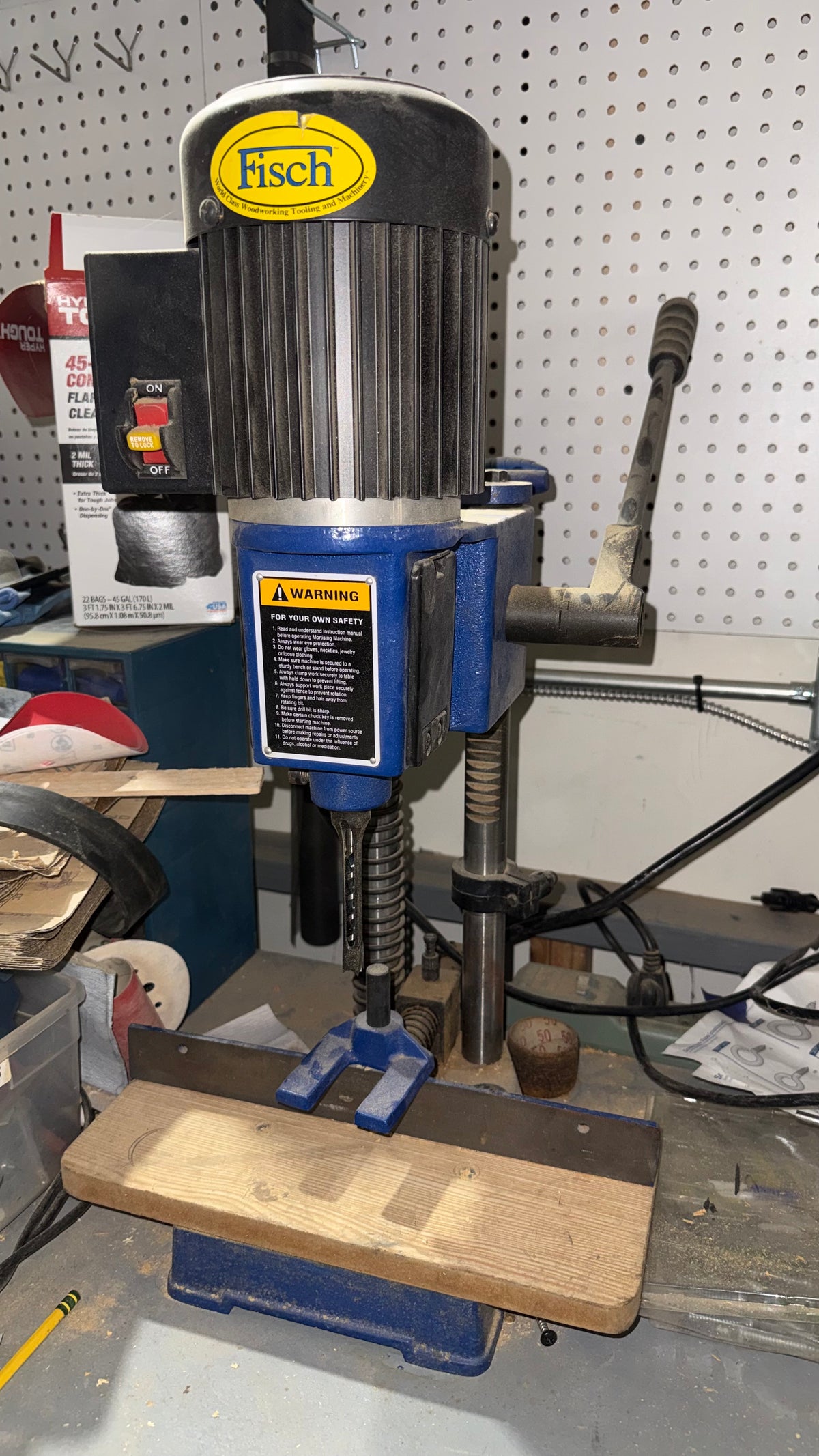 Fisch Mortise Drill Press