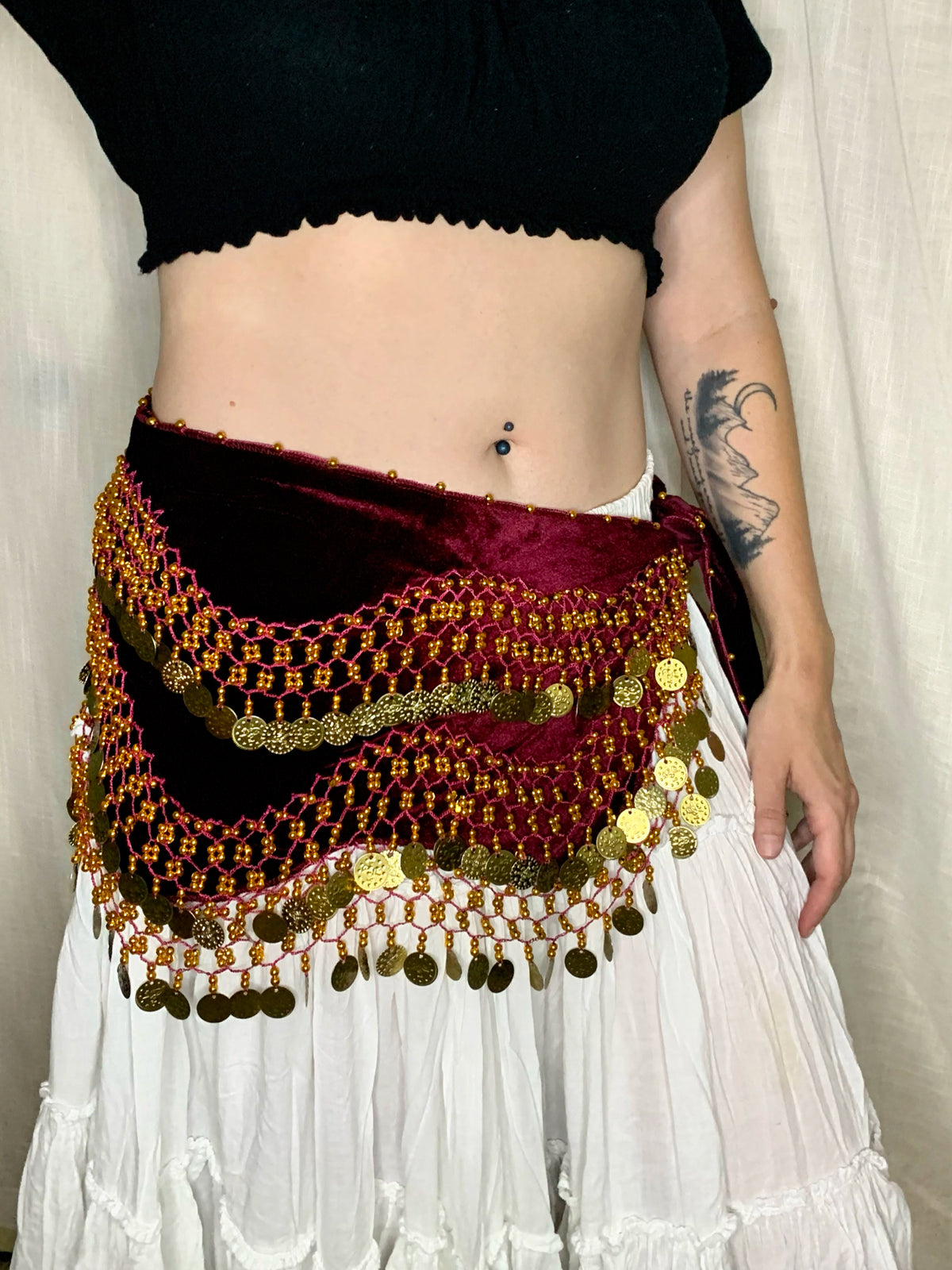 Velvet Hip Scarf