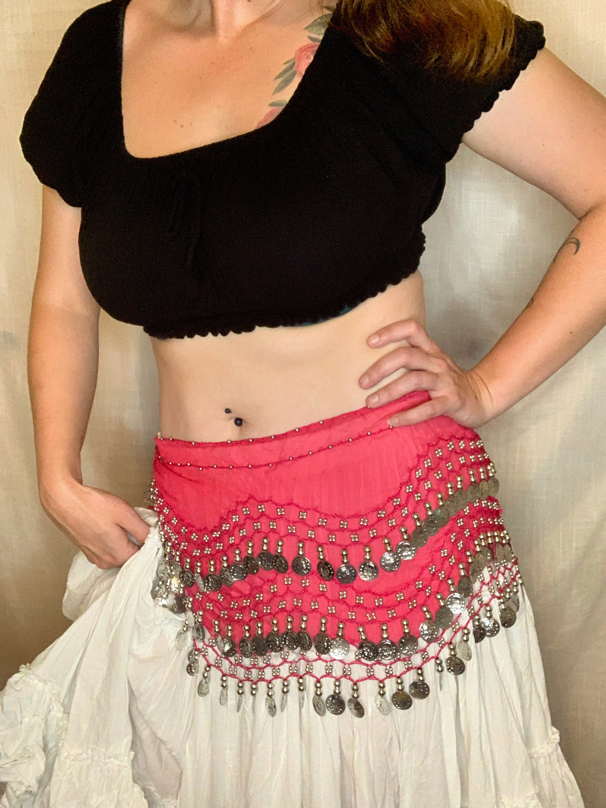 Chiffon Hip Scarf
