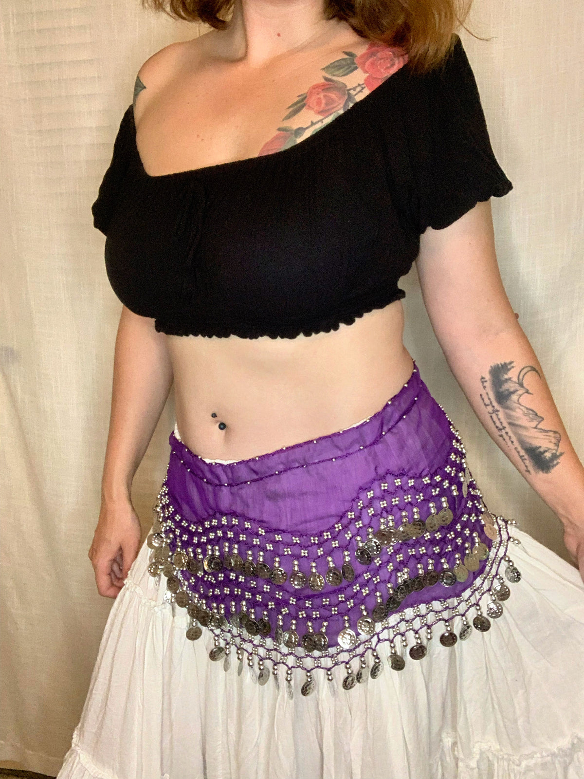 Chiffon Hip Scarf