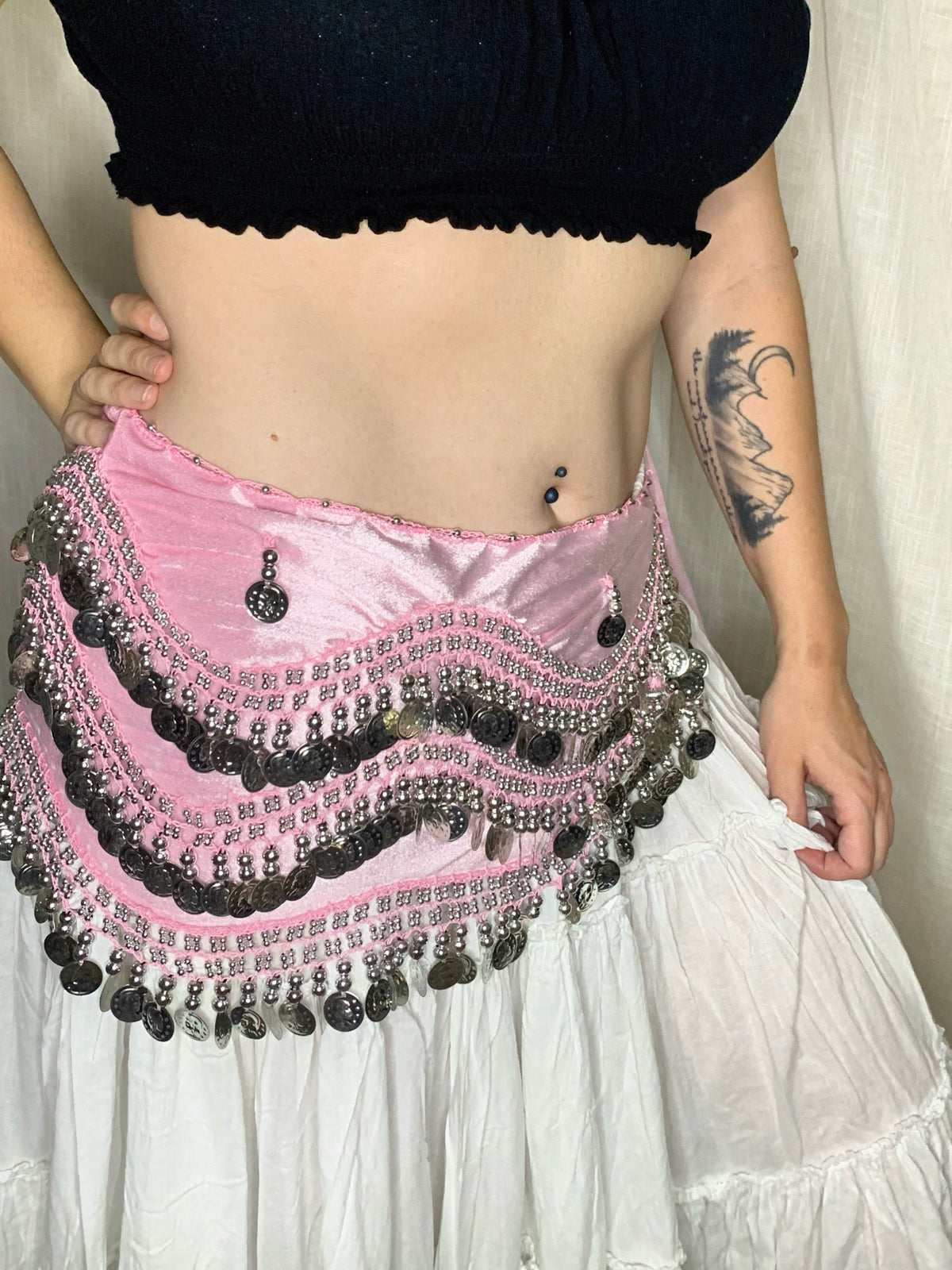 Velvet Hip Scarf