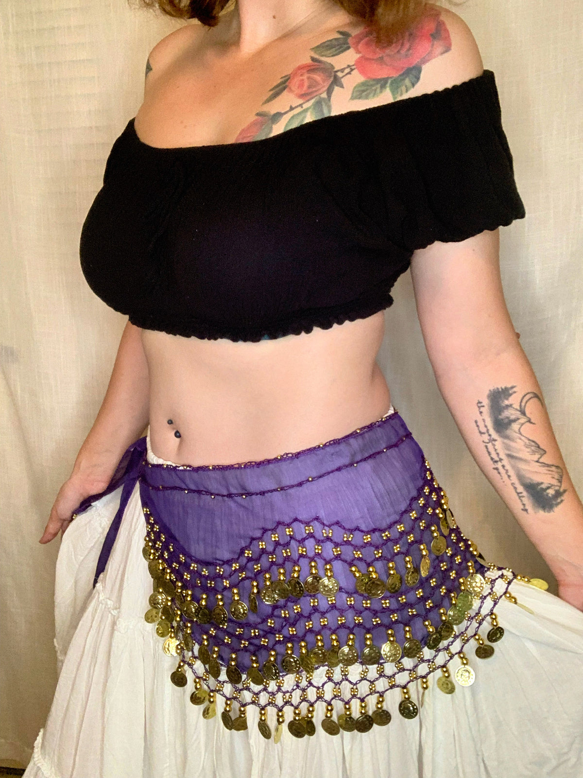 Chiffon Hip Scarf