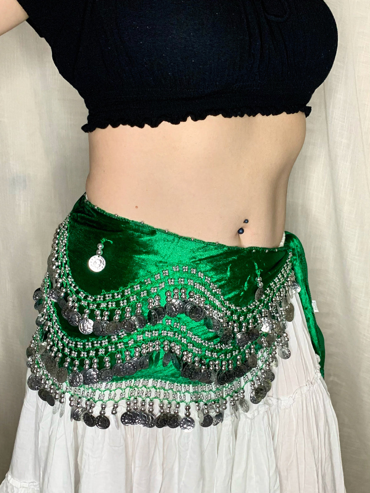 Velvet Hip Scarf