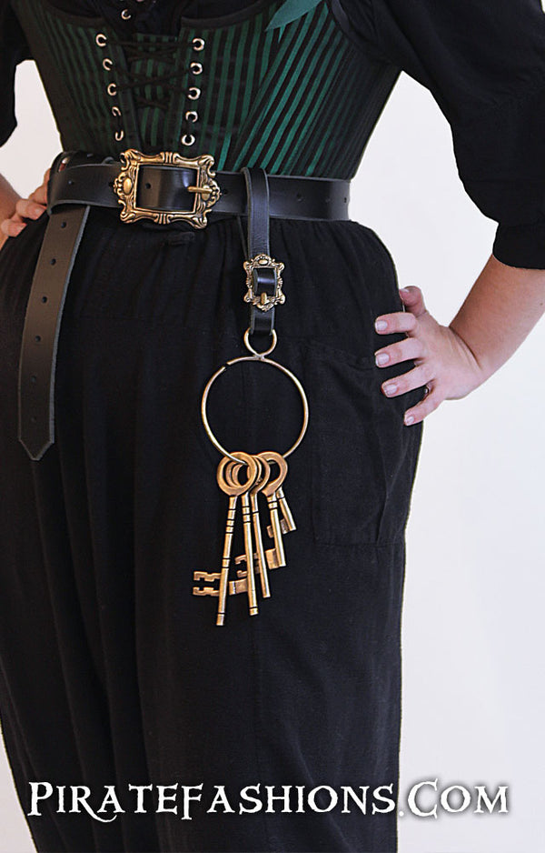 Jail Key Ring Loop Prison Key Ring - Pirate Fashions