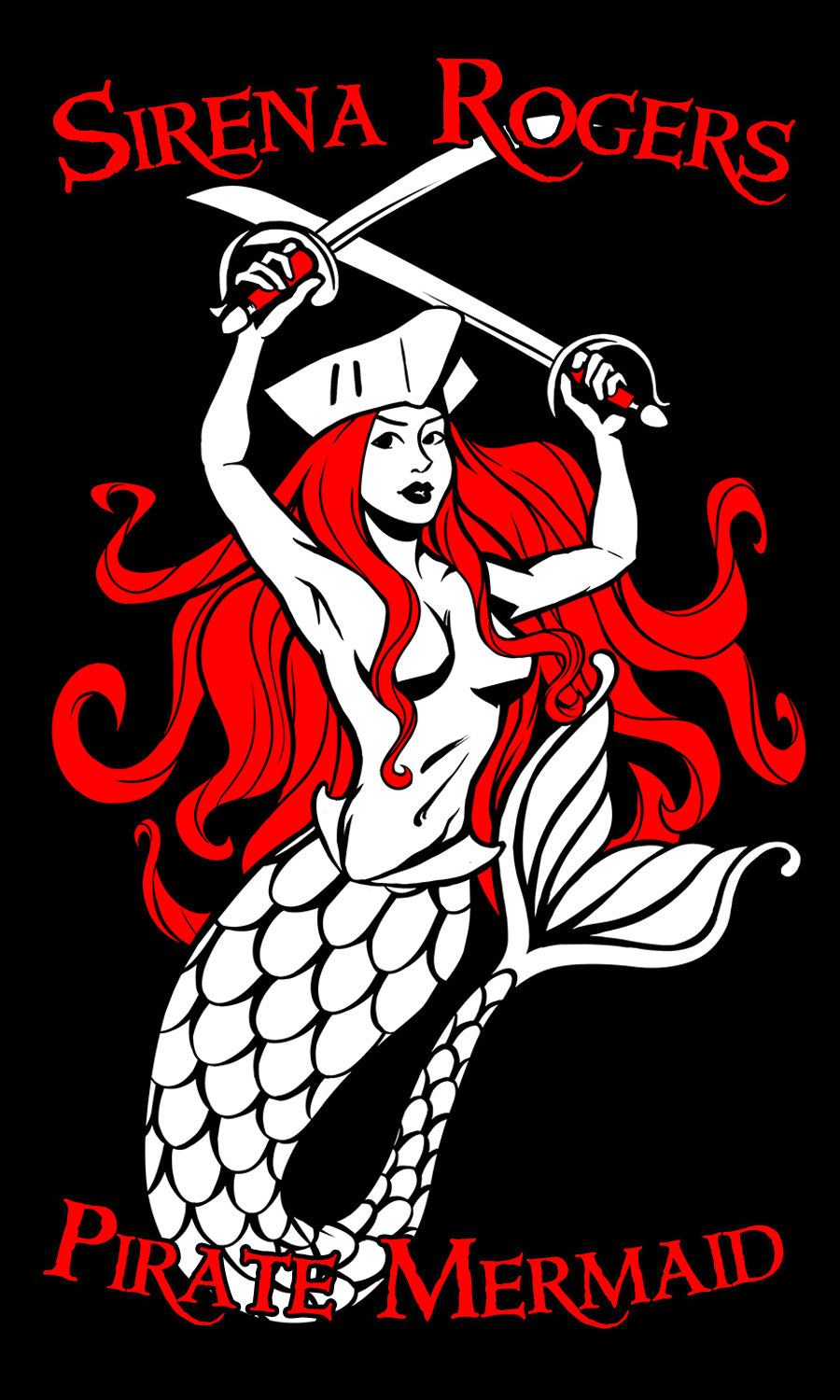 Sirena Rogers Pirate Mermaid Unisex T-Shirt