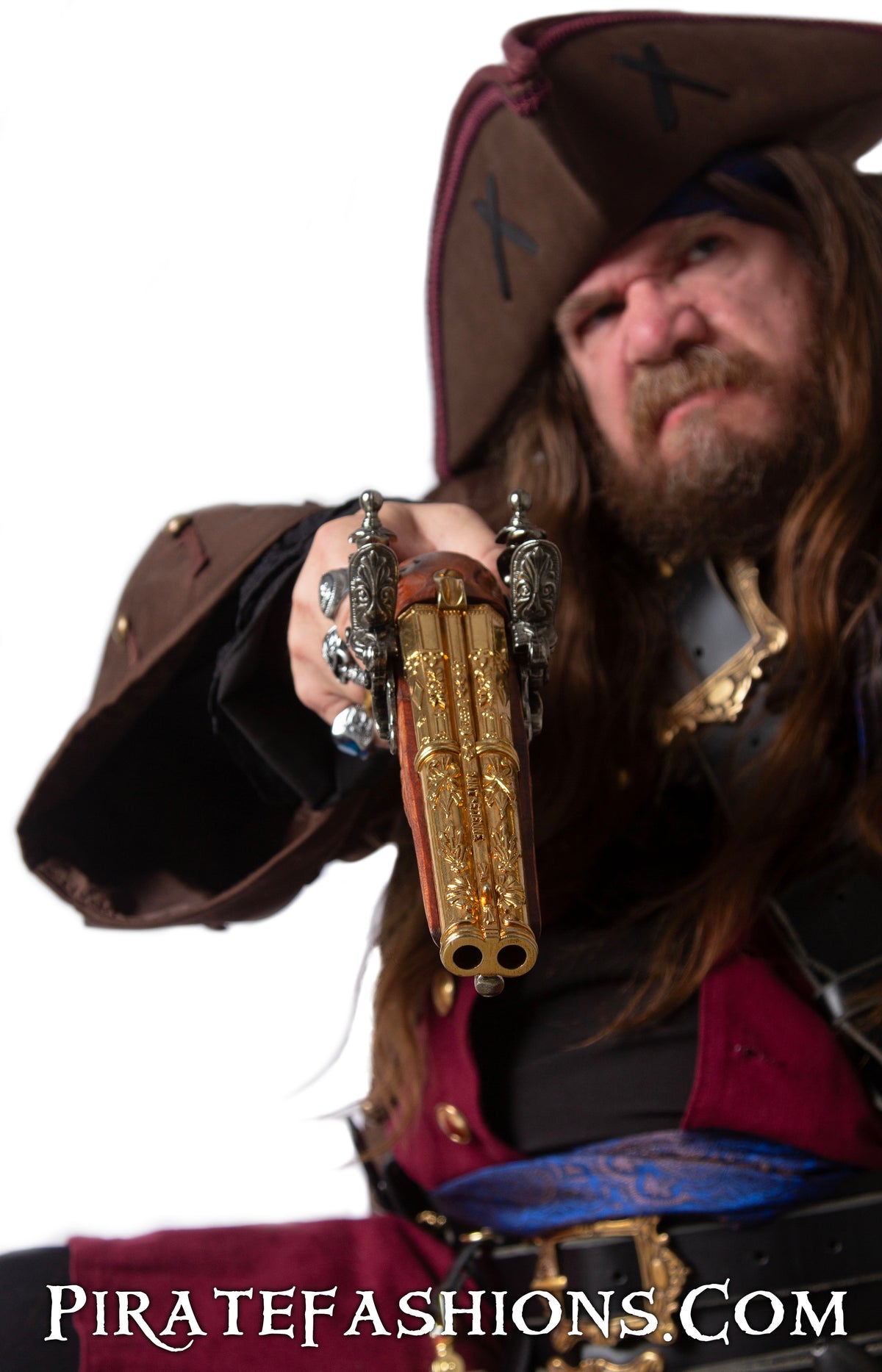 Double Barrel Napoleonic Flintlock(Non-Firing Replica)