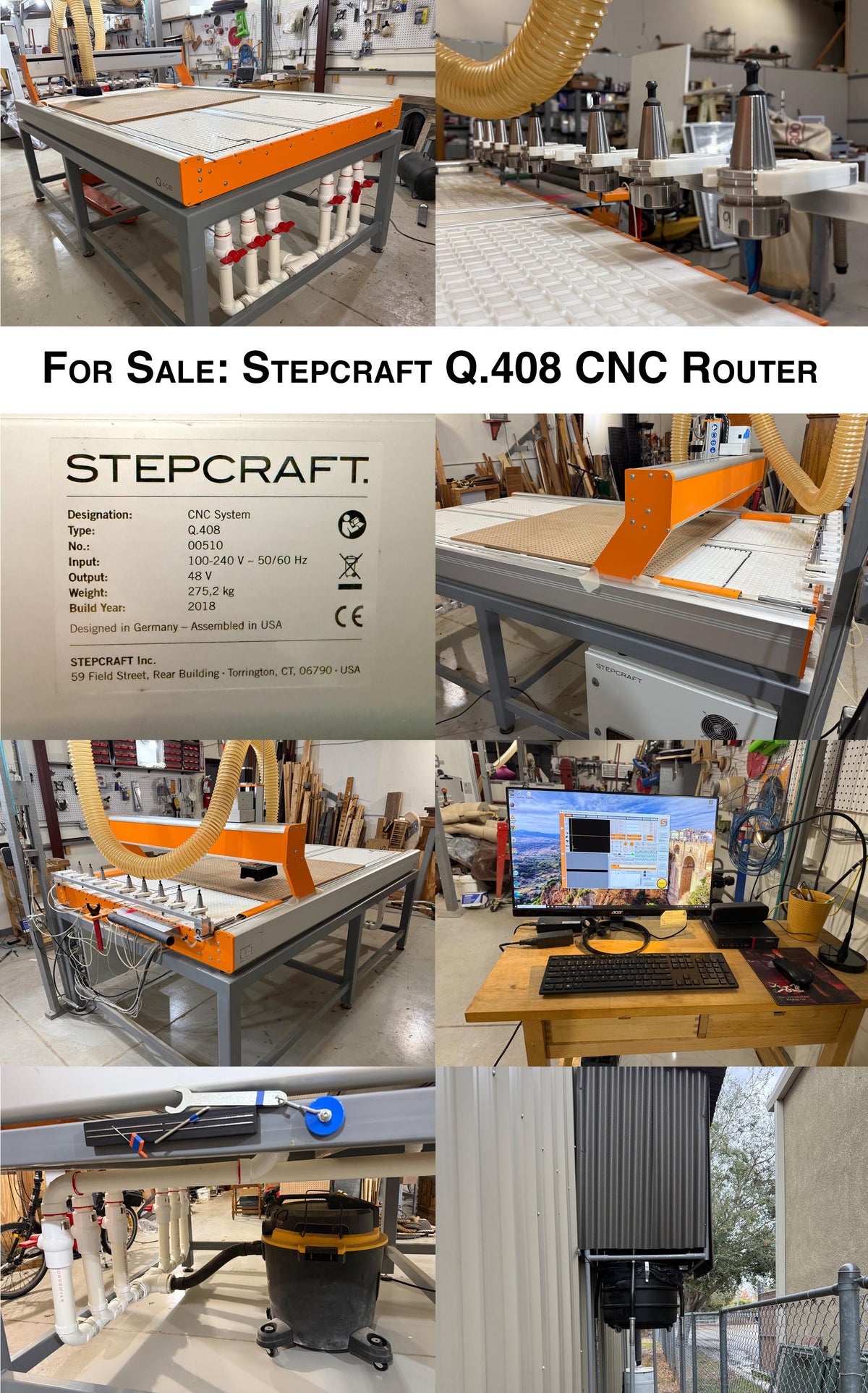 STEPCRAFT Q.408 CNC Router