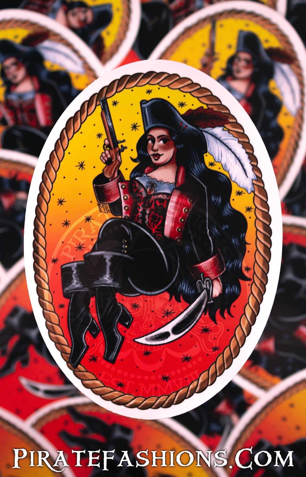 Captain Delia Vinyl Sticker