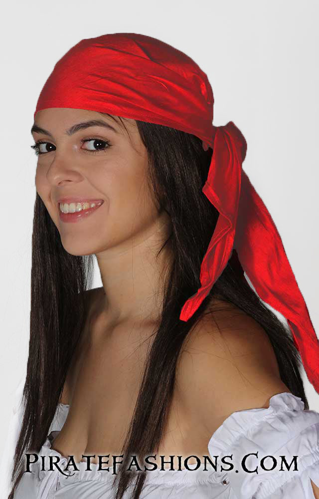 Pirate Bandana Velvet Costume Headband Scarf