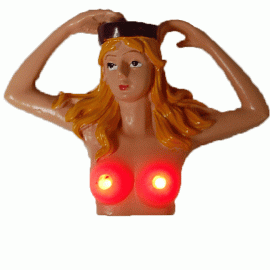 Light Up Topless Wench Specialty Bead