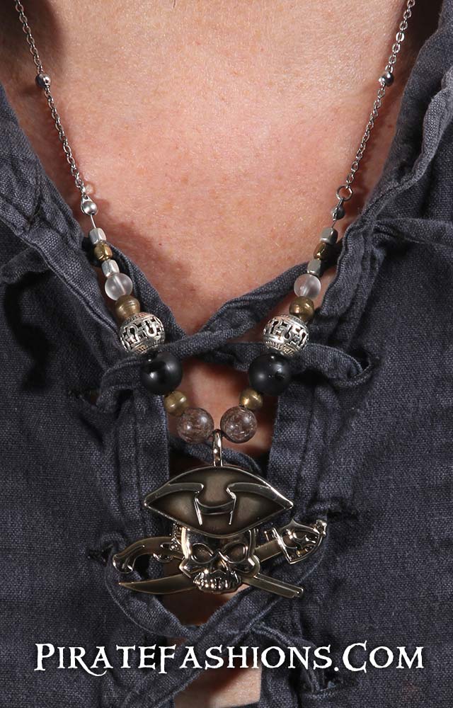 Pirate - Spyglass and Hook Charms Jewelry