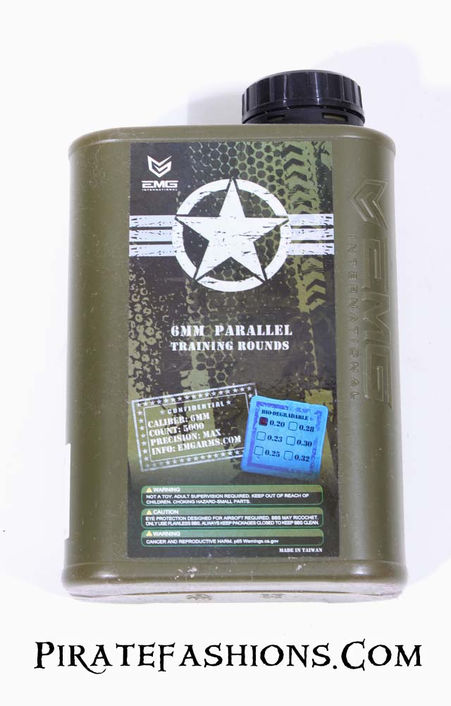Container of 6mm Airsoft Pellets