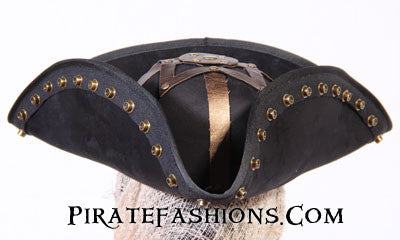 blackbeard pirate hat front view