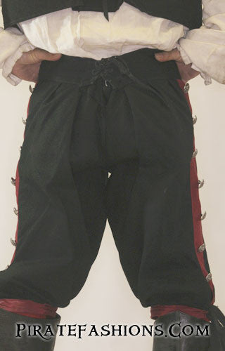 bucaneer breeches back view with adjustment