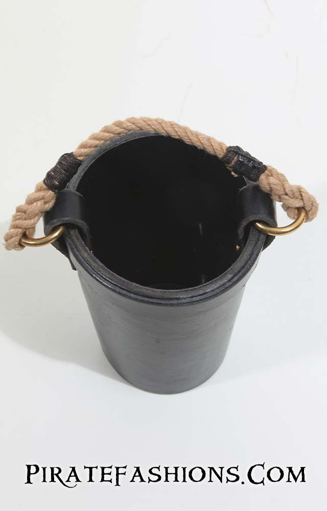 Ship&#39;s Leather Bucket