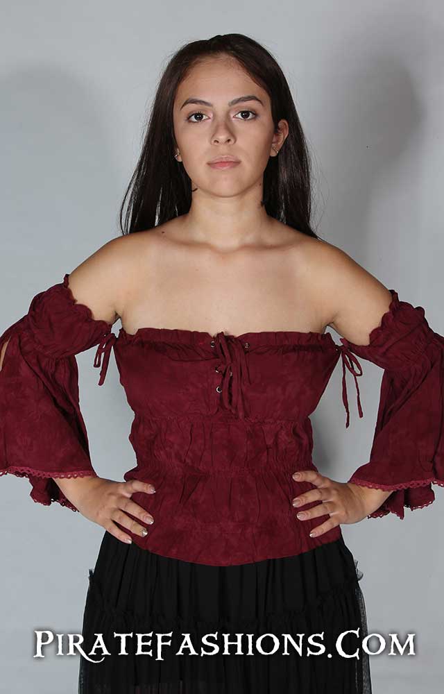 pirate shirt with corset
