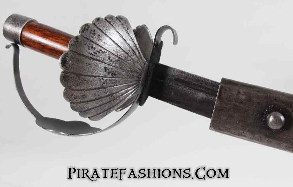 Shell Guard Cut Class Double Shell Guard Cutlass - Pirate Fashions