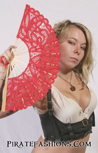 Full Lace Pirate Wench Fan