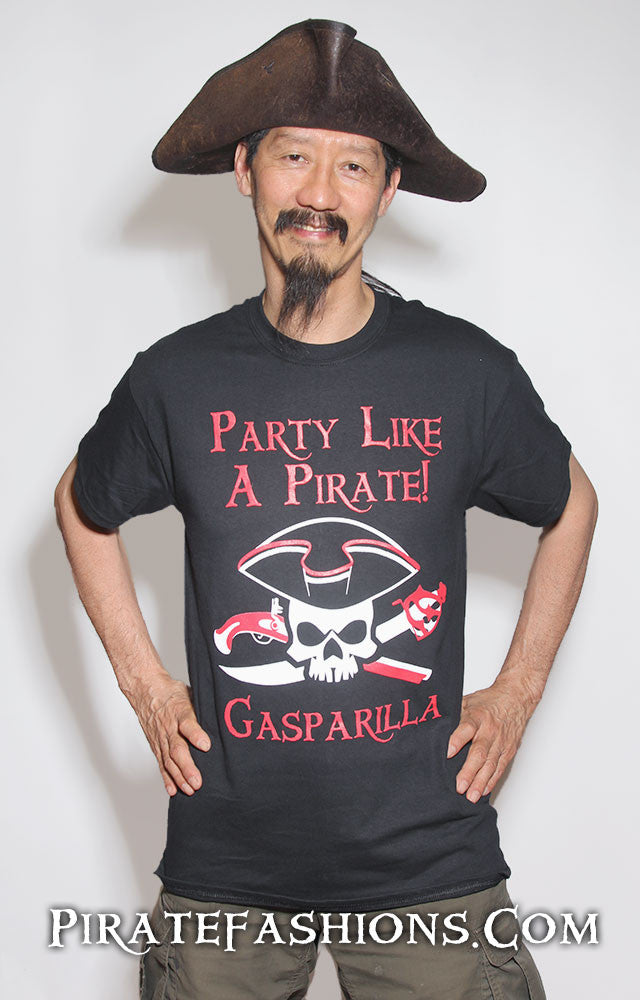  Rum Drinking Pirate T-Shirt, Gasparilla Alcohol