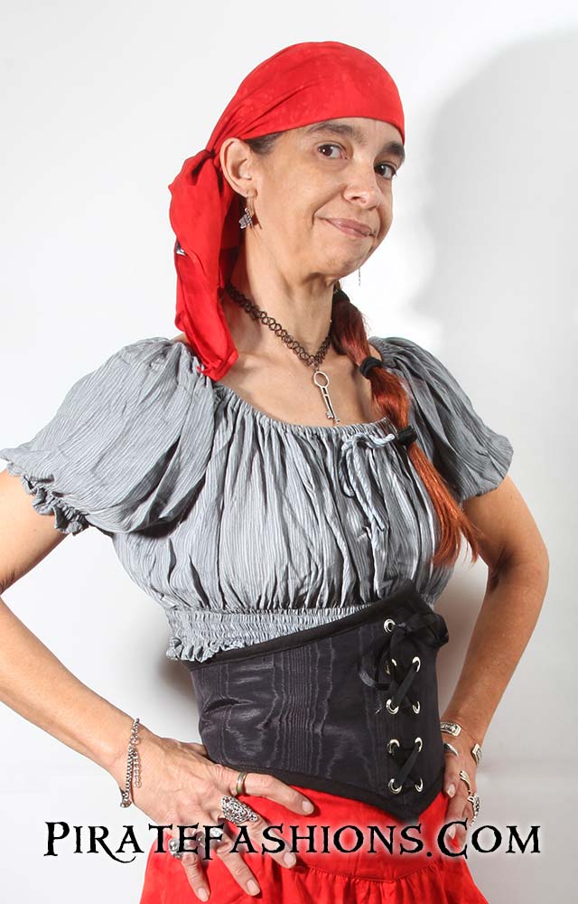 Blouse N Peasant Top fer Lady Pirate N Wench - Pirate Fashions
