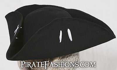Landsmen Tricorn Pirate Hat Side View