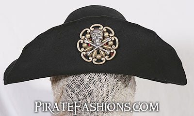 crow&#39;s nest pirate hat front view