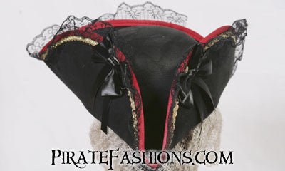 Lady Buccaneer Pirate Hat Front View