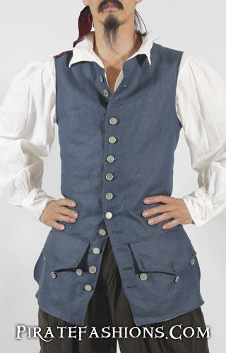 Front View o&#39; the Jack Sparrow Waistcoat