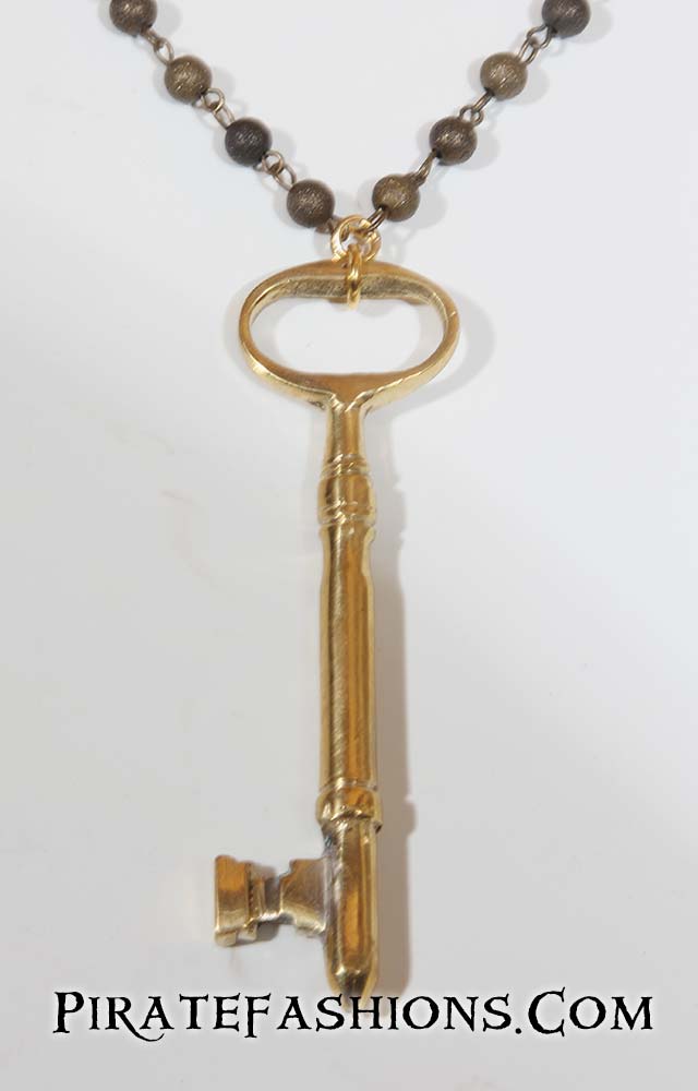 Pirate Treasure Key Necklace