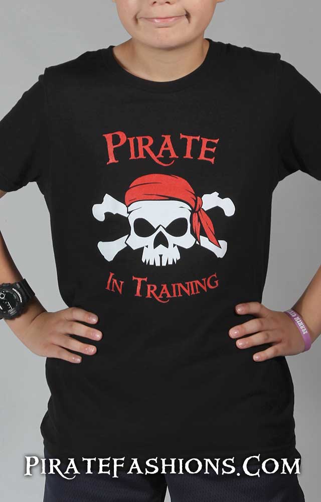 Drik vand Tilmeld Pilgrim Pirate In Training T-Shirt - Pirate Fashions