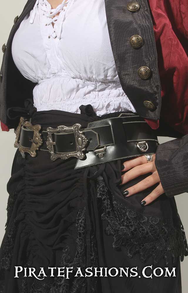 Punk Priestess Leather Pocket Belt – Serpentine Wear