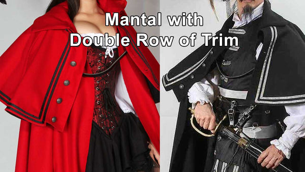 Modular Coat Cape Trim - Pirate Fashions