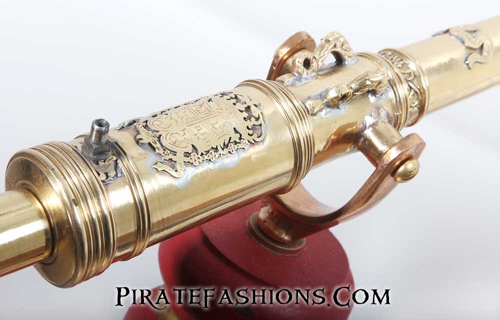 Fancy Brass Mini  Swivel Gun (Black Powder)