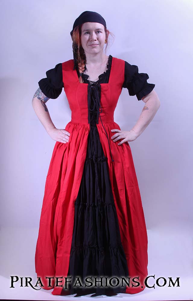 Corset, Bodices N Waist Cincher fer Lady Pirate N Wench - Pirate Fashions