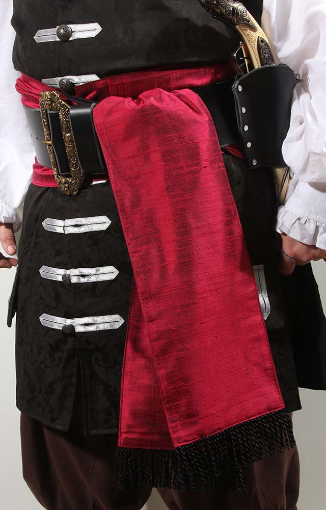 Exquisite Silk Pirate Sash Pirate Fashions