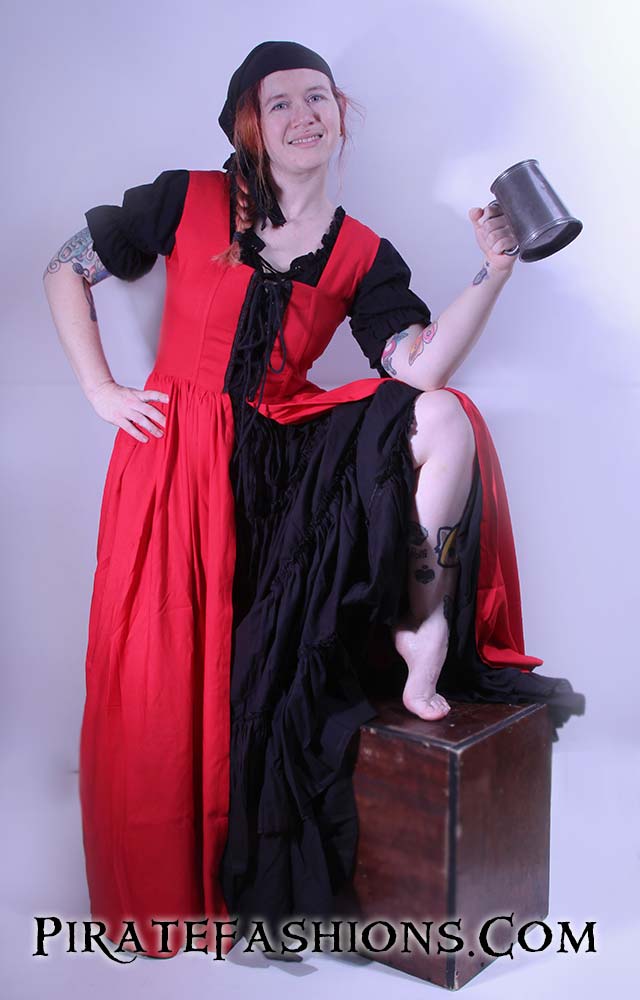 Corset, Bodices N Waist Cincher fer Lady Pirate N Wench - Pirate Fashions