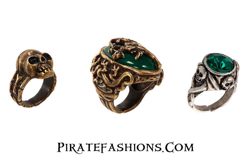 Jack Sparrow Ring Set