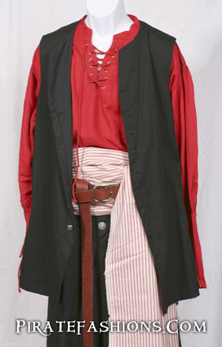 bloody pirate shirt in situ