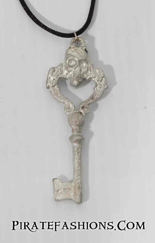 Skull Key Pendant