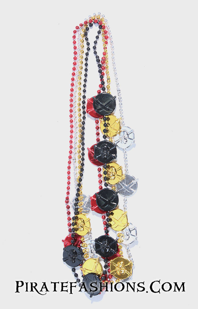Skull N Sword Medallion Bead