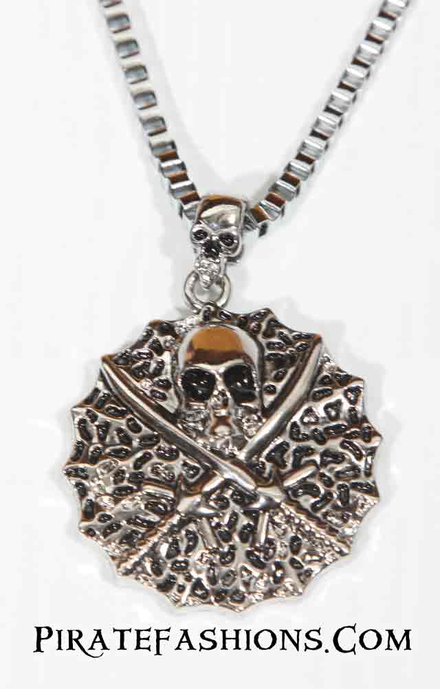 Pirate Treasure Key Necklace - Pirate Fashions