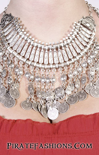 Tribal Necklace with Coins