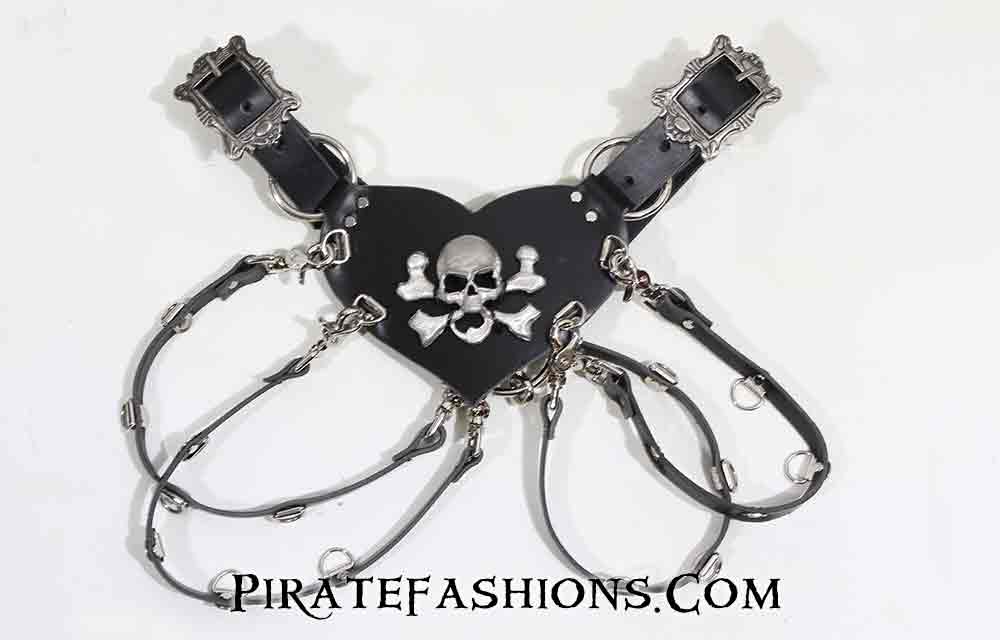 Women's Heart Treasure Belt - Pirate Fashions Women's Heart Treasure Belt - Pirate Fashions