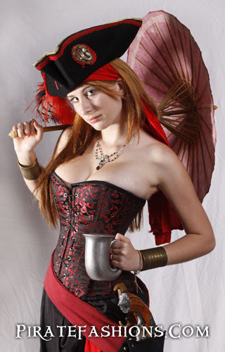 Corset, Bodices N Waist Cincher fer Lady Pirate N Wench - Pirate